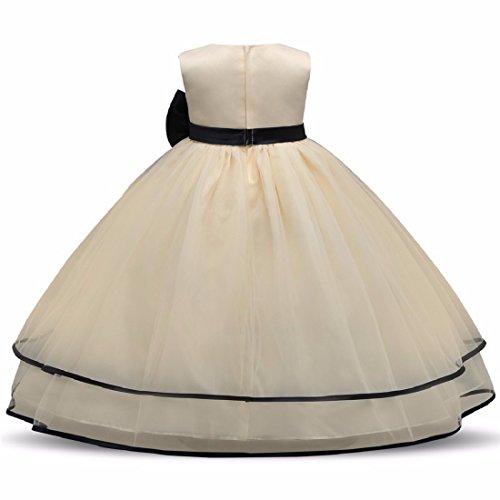 Image of SOFYANA Girl's Satin A-Line Maxi Dress