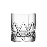 Orrefors Peak Old Fashioned Glass, Set of 4, Clear