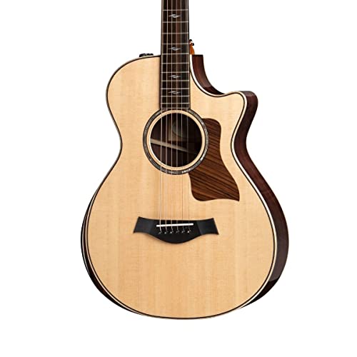 Taylor 812ce, 12-fret Acoustic-electric Guitar - Natural with V-Class Bracing and Radiused Armrest