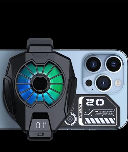 Image of Cooling Pad for Mobile, Advanced Heat Dissipation Technology for Smartphones, Universal Cooling Plate for Gaming Sessions and Daily Use, Black Color Design Vapor Chamber
