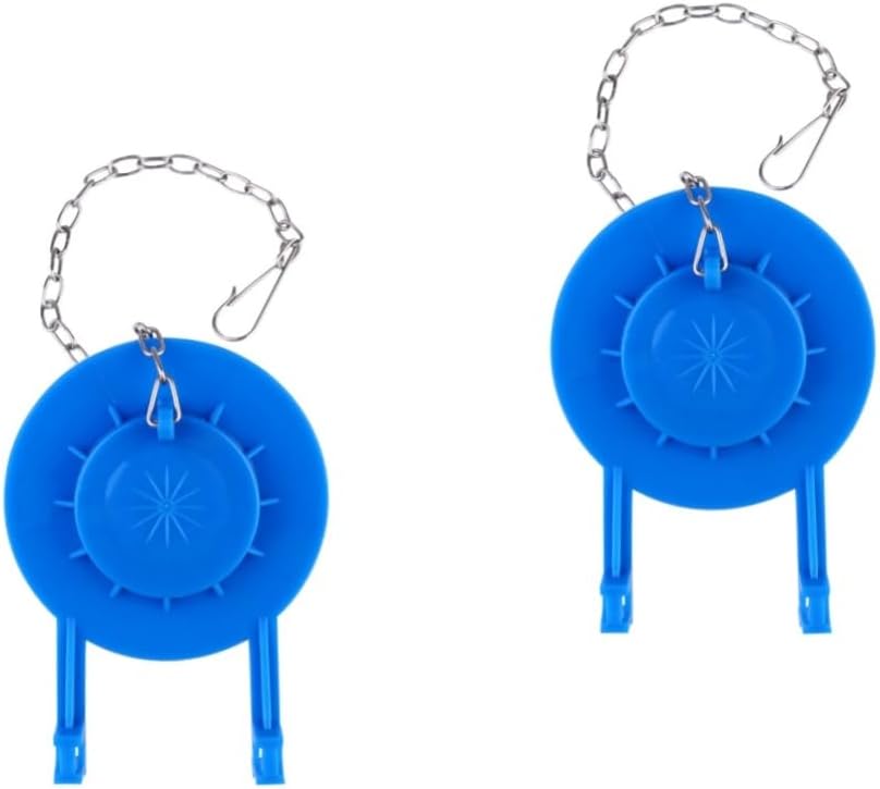 OSALADI 2pcs Practical Toilet Flapper for Efficient Water Drainage Pvc Design for Easy Installation Home Bathrooms Essential Toilet Tank Accessory