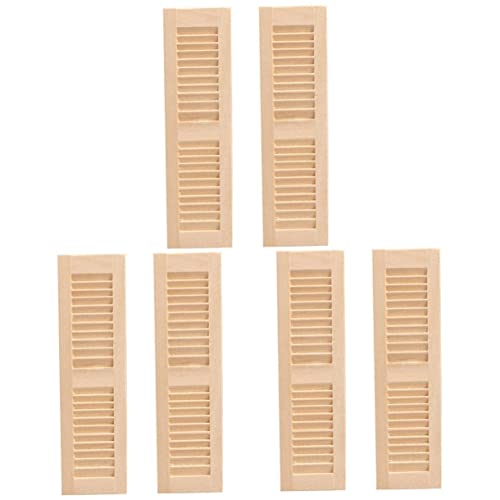 Mini meubles en bois volet de poupée pour remplacer les accessoires fragiles