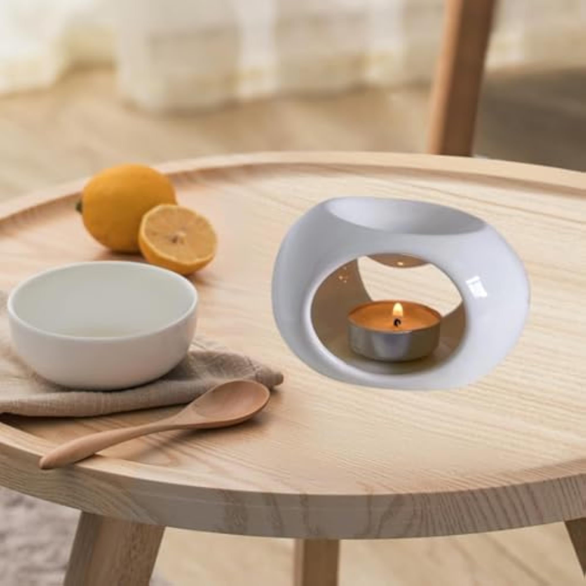 Tealight Candle Holder Aroma Melt Warmer, Adjustable