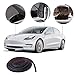 Produktbild CONRAL Türdichtungssatz Schalldicht Staubdichter Gummi Dichtungsstreifen Windgeräuschreduzierung Dichtungssatz für Tesla Model 3, Model S, Model X,Model-X
