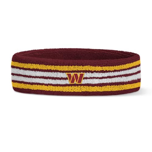Image of For Bare Feet NFL Officially Licensed Team Logo Headband & Wristband Combo Pack Team Color OSFM