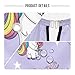Cute Unicorns Hair Salon Cape Beauty Salon Capes Waterproof, Shampoo Capes Salons 64.9 In x 55.1 In
