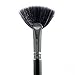 Fan Highlighter Makeup Brush – Beauty Junkees Duo Fiber Face Make Up Brushes, Cheekbone Define Highlighting with Powder, Cream, Mineral, Liquid Cosmetics, Soft, Synthetic, Vegan, Cruelty Free