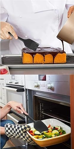 Busstier Yanmaz Yapışmaz Silikon 6'lı Pasta, Yumurta Fırçası, Kaşık Bıçak, Spatula Mutfak Seti - Görsel 7