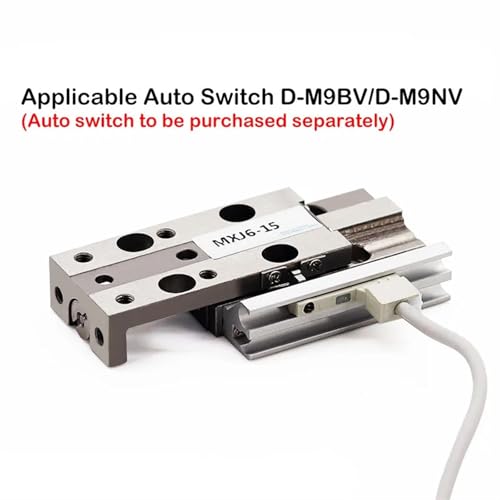Cylindre pneumatique coulissant de précision MXJ8-20C mini vérin double effet