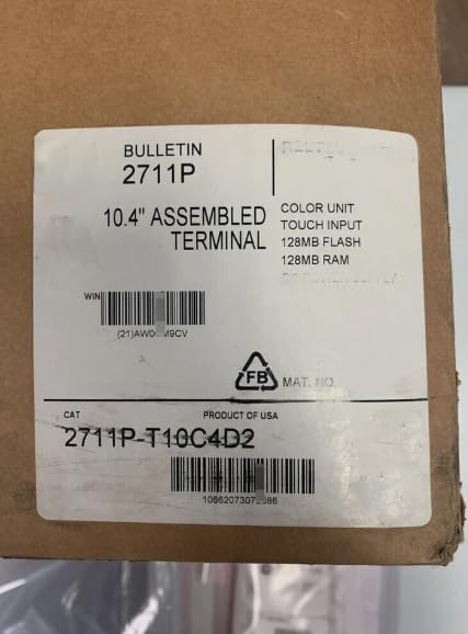 New 2711P-T10C4D2 Assembled Terminal 2711P-T10C4D2