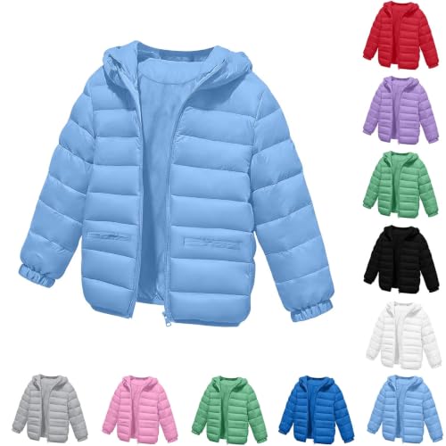 Qedqyi Girls Winter Coat Lightweight Warm Puffer Jackets with Pockets - image 1