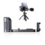 SONY RX100 VII マイクマウント Vlogブラケット ハンドルグリップ アクセサリーシュー付き 1/4インチネジ三脚にマウント可 RX100 I II III IV V VI VII（M1 / M2 / M3 / M4 / M5 / M6 / M7）Vloggingアクセサリー用