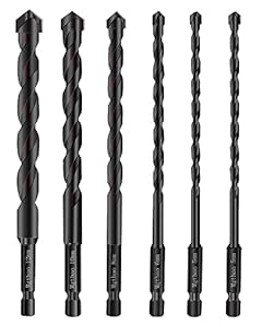 Mgtgbao Steinbohrer-Set, 6 Stück