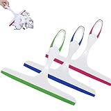 ✅ 【Sin Arañazos】El rasqueta limpiacristales ducha limpia bien la superficie y no raya el cristal ni el espejo. Limpia con eficacia, facilidad y rapidez las gotas de agua de cualquier superficie plana y uniforme.