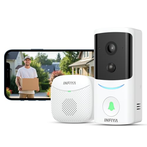 Video Doorbell Camera Wireless-2K Outdoor Front Door Camera with ...