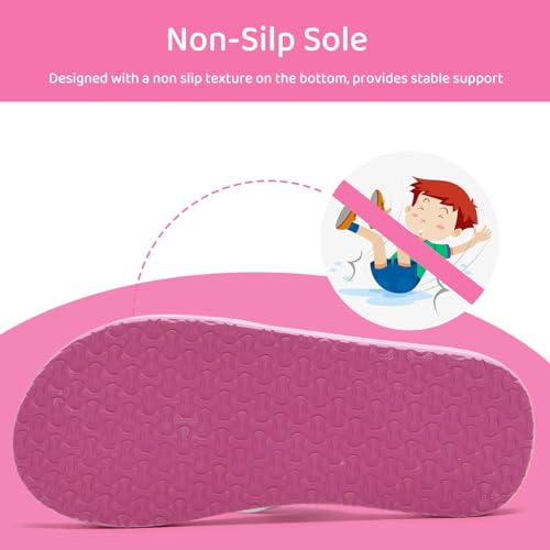 Image of WateLves Girls Flip Flops Toddler Boys Girls Non-Slip Sport Sandals for Beach Swim Pool(Little Kid /Big Kid)