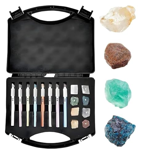 Kit de test de dureté Mohs stylos testeurs anti-contrefaçon pour pierres précieuses et jade