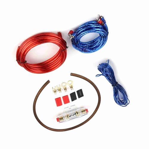 Kit de cables de audio para automóvil para disfrutar de graves potentes viajando 7