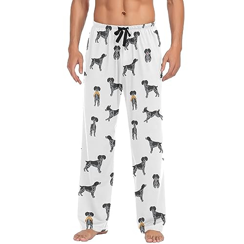 Pantalon de pyjama homme motif chien de berger taille S le cadeau original pour un confort unique