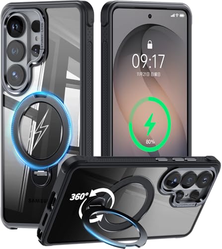 [�ŐV�^360°��_��]�X�^���h & ������Magsafe�Ή�] CSZENMEN Samsung Galaxy S26 Ultra �p �P�[�X [���c�����E�[���}�C�� �X�^���h�E������萫] ���C�����X�[�d �}�O�l�b�g���� [ �ČRMIL�K�i�擾�E�ϏՌ�