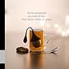 AdHoc Hangtea Infuser Black - Tea Infuser Kitchen Accessory - Dishwasher-Safe Metal Strainer for Fruit & Other Teas - Stainless Steel Diffuser with Silicone Arm - Essential Filter for Tea #4
