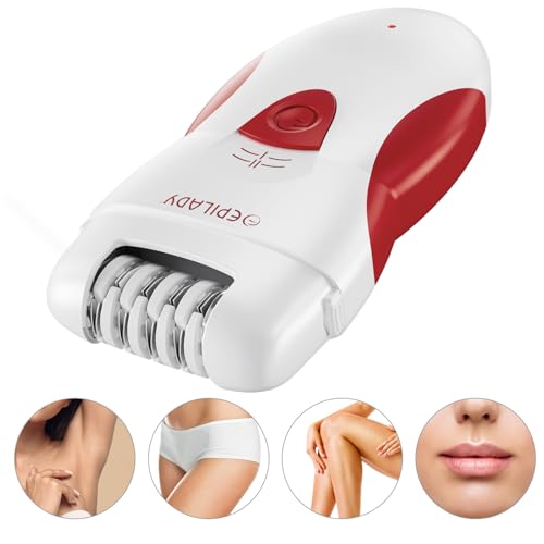 Epilady Legend 4 | Cordless Epilator Hair Removal Device for Women, 2 Speed Bikini Trimmer, Electric Shaver for Women, Rechargeable Body Hair Remover