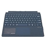 【Compatibilité transparente】: Ce clavier Bluetooch avec TouchPad est conçu ajusté pour la série Pro, l'intégration avec un modèle comprenant l'ajustement pour Pro 8, 9, 10, 11 et X. Améliorer la fonctionnalité de votre tablette et répondre à divers cas d'utilisation.