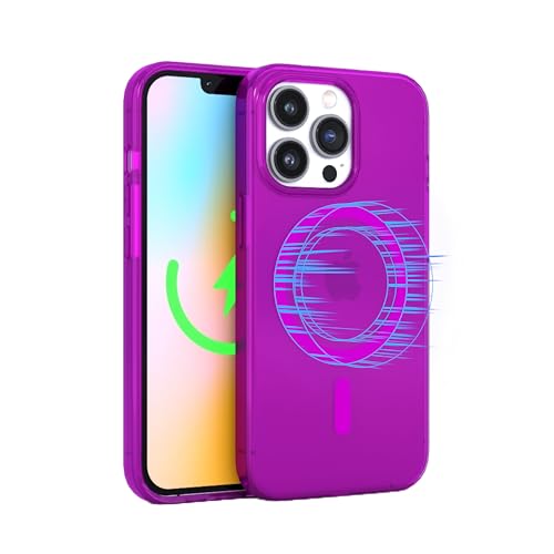 Coque iPhone 15 Pro antichoc Felony Case pour éviter les rayures avec anneau MagSafe violet