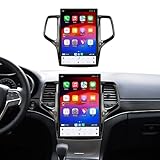 Foforfor 14.4 Inch Android 13 Car Radio for Jeep Grand Cherokee 2014-2023 Stereo Upgrade HeadUnit Multimedia IPS Touch Screen Android Auto/Carplay Player GPS Navigation (Black, 8+128GB)