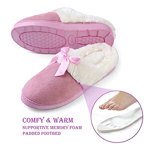 Women's Non-Slip Thick Rubber Sole Plush Slippers3