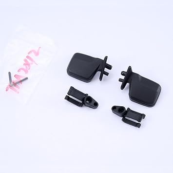 FMS FCX10 Rc قطع غيار السيارات RC Crawler RC قطع غيار الشاحنات ملحق بديل لـ 1/10 مرآة الرؤية الخلفية تويوتا LC80