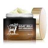 Bmrewax Goat Milk Lotion - Whipped Body Butter Cream with Goat Milk - Deeply Moisturizes, Softens Skin - Natural & Gentle for All Skin Types, 3.53 oz