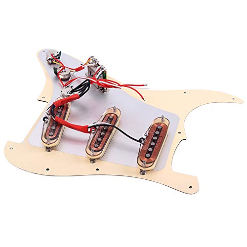 Pickguard de guitare électrique KLOP256 – Protection contre les rayures avec aimants Alnico V pré-câblés - Les Beatles, Paul McCartney, John Lennon, RIngo Starr, George Harrison Pickguard de guitare électrique KLOP256 - Protection contre les rayures avec aimants Alnico V pré-câblés – Image 7