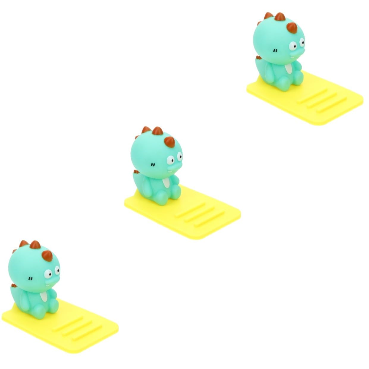 HOMSFOU 6pezzi Supporto Per Smartphone Cartoon Animali Supporto Regolabile Per Telefono Stile Adorabile Per Scrivania Da Dinosauri Per Videochiamate e Visione Di Film