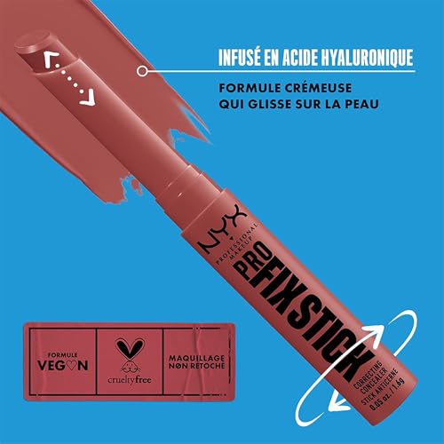 Anti-cernes stick NYX Pro Fix Apricot pour camoufler durablement les cernes bleus - 2