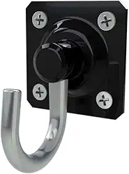 Par De Gancho Armador De Rede Mini Preto