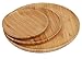 Bambusteller Bamboo Plates Holzteller aus umweltfreundlichem Bambus Holz 3 teilig Set