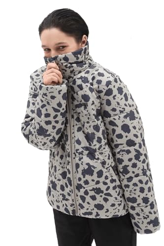 Doudoune Foundry Print Vans veste matelassée noire à motif géométrique pour femme