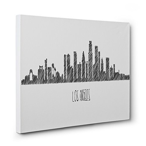 CITIES Los Angeles Skyline CANVAS Wall Art Home Décor