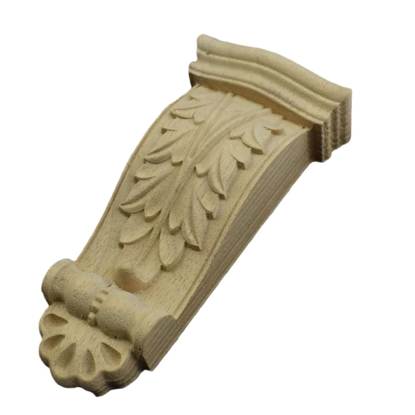 Figuras decorativas de madera con relieves de flores para marcos de espejos y cabeceros