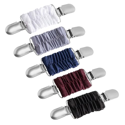 Image of 6 Pieces Dress Clips Back Cinch Set,5.5inch Scarf,Sweater,Clothes,Shawl,Retro Cardigan Collar,Travel Hat,Dress Shirt Brooch Clip for Women Girl Decor