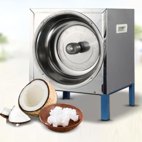 MYUYEE Rallador De Coco Eléctrico Comercial De 300 W, Máquina Comercial, 50-60 Piezas por Hora, para Panadería.
