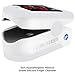 Facelake FL400 Pulse Oximeter with Neck/wrist Cord, Carrying Case and Batteries- White