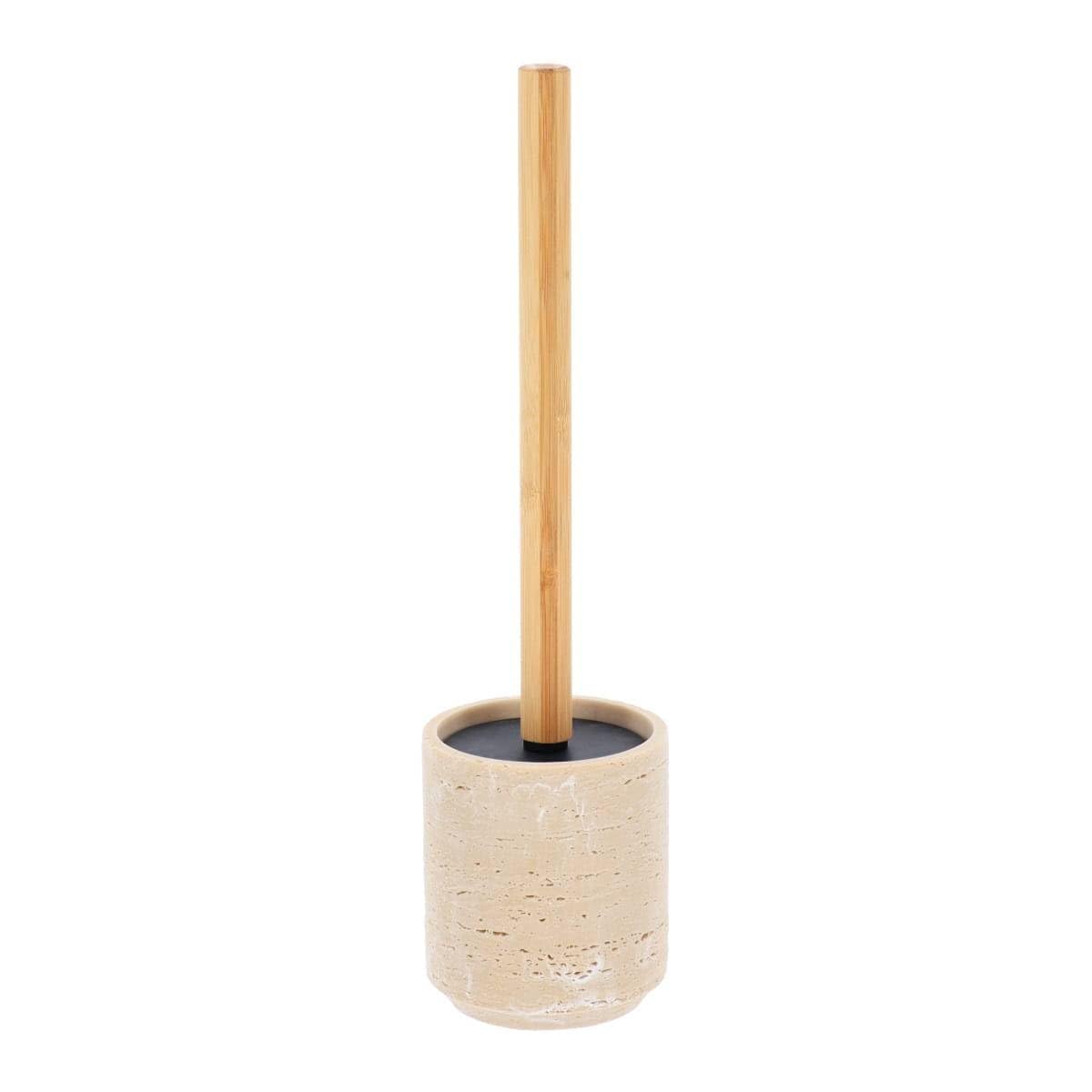 Tendance - Travertine polyresin toilet brush - travertine