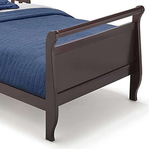 Delta Children Wood Toddler Bed Sleigh, Crib, Black Cherry Espresso #TOP4