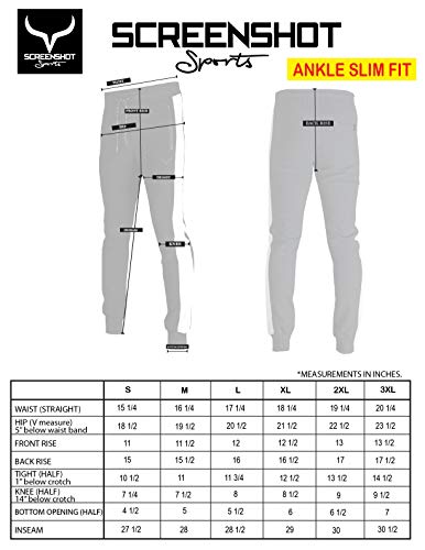Screenshot Sports-A4059 Mens Premium Fleece Utility Function Sportswear Pants - Athletic Jogger Workout Gym Multi Zipper Pockets Sweatpants-Red-Large #TOP6
