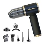 ENR-Aspiradora De Mano,Aspiradora Multifuncional 3en1.Aspiradora Inalámbrica Para Coche Con Carga Rápida Y Potente Filtro De Acero Inoxidable.La Mini Aspiradora Para Coche Es Adecuada Para La Limpiez