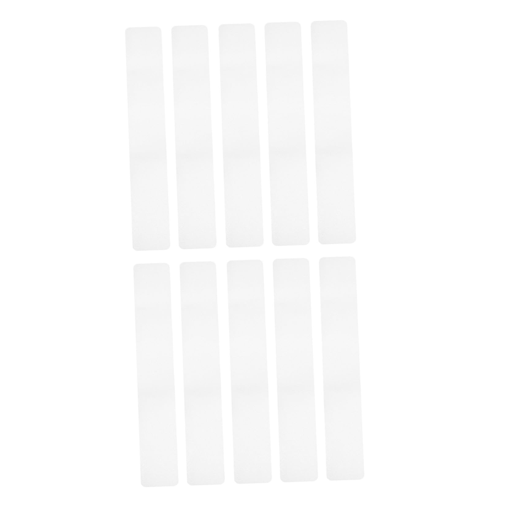 10 Tiras Antideslizantes para Bañera y Escalera de Peva, Cinta Segura y Transparente para Suelo, Adecuado para Baños y Escaleras, Paquete de 10 Unidades