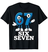67 シックスセブン 6-7 - Gen Alpha イタリアンブレインロットゲームミーム Tシャツ