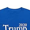 FASHGL Trump Keep America Great T Shirt for Women 2020 Trump Supporters Tees Slogan Printing Short Sleeve Top (Blue, M)